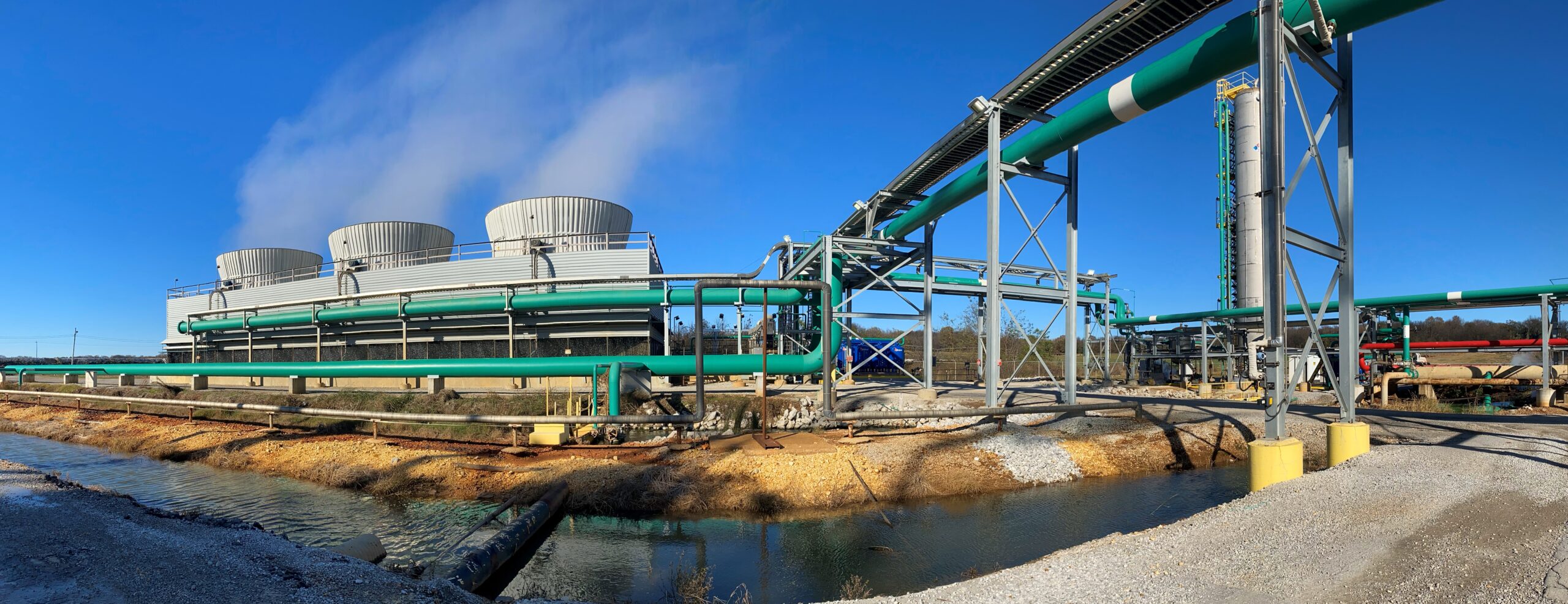 A picture of the Cherokee Nitrogen facility which uses Crest Water Solutions industrial wastewater treatment and water purification equipment and processes.